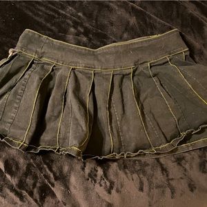 Lip service denim mini skirt!